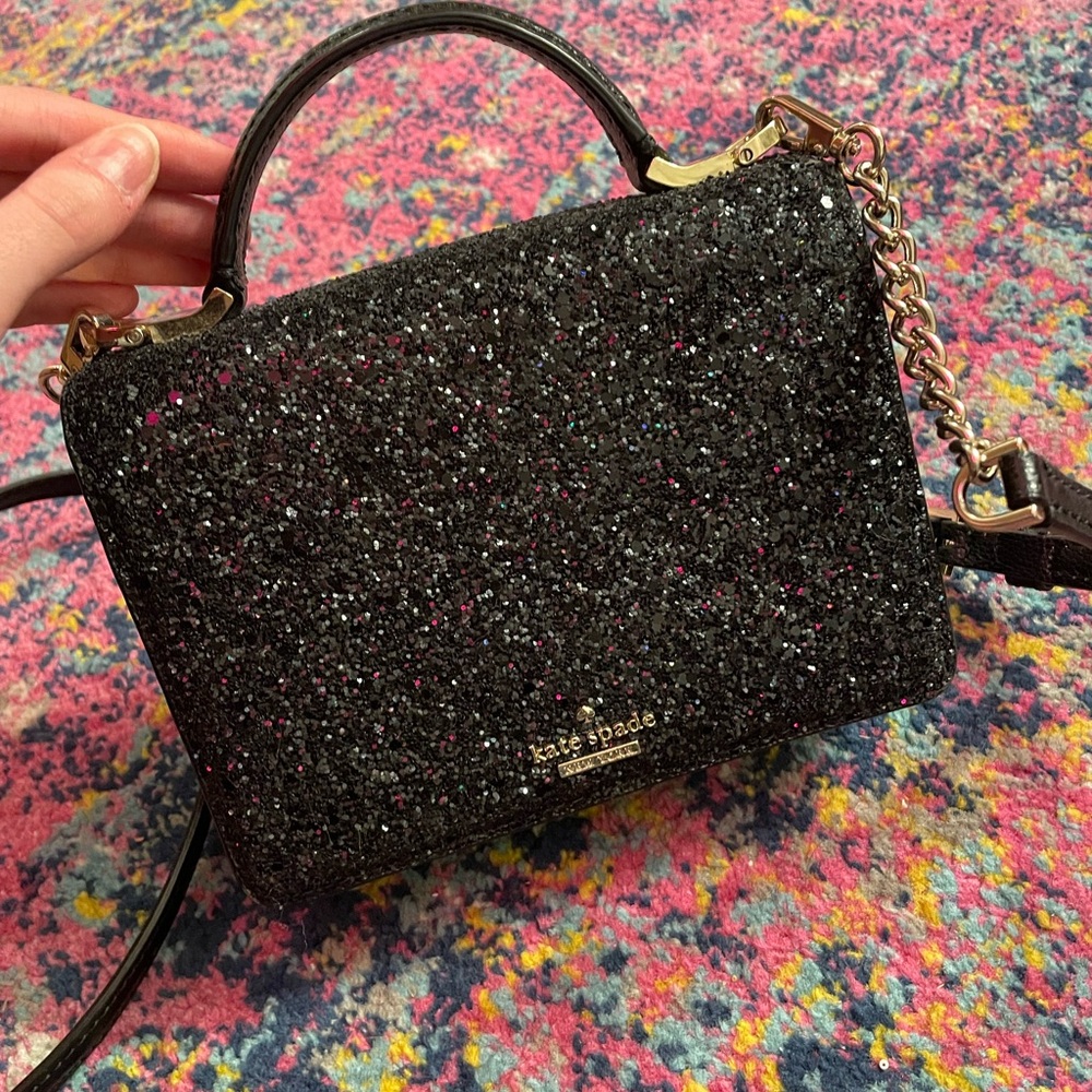 Kate Spade Black Glitter Women's Bag